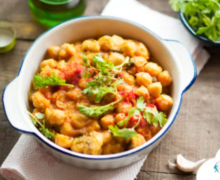 Recette protéinée &#8220;Pois chiches brouillés&#8221;