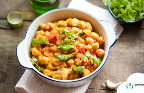 Recette protéinée « Pois chiches brouillés »